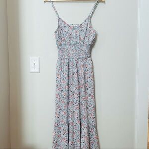 Olivia Grey Midi dress